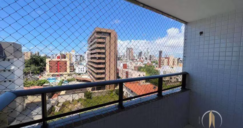 Apartamento com 3 dormitórios para alugar, 95 m² por r$ 5.025,00/mês - bessa - joão pessoa/pb