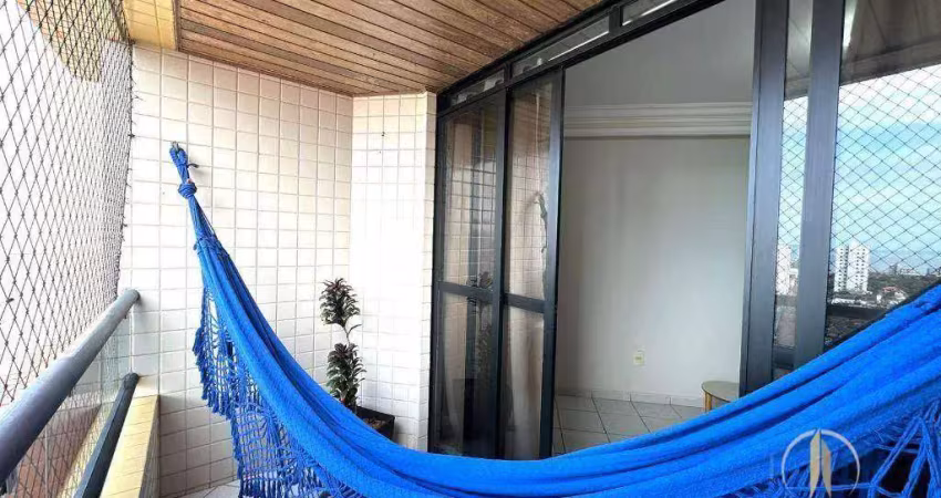 Apartamento com 4 dormitórios à venda, 122 m² por r$ 800.000,00 - manaíra - joão pessoa/pb