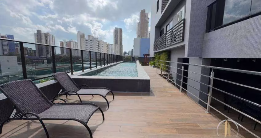 Apartamento com 3 dormitórios à venda, 90 m² por r$ 1.200.000 - jardim oceania - joão pessoa/pb