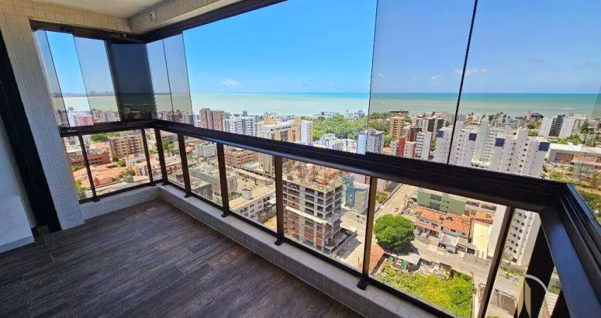 Cobertura com vista mar, panorâmica e definitiva, com 4 dormitórios à venda, 200 m² por r$ 1.500.000 - bessa - joão pessoa/pb