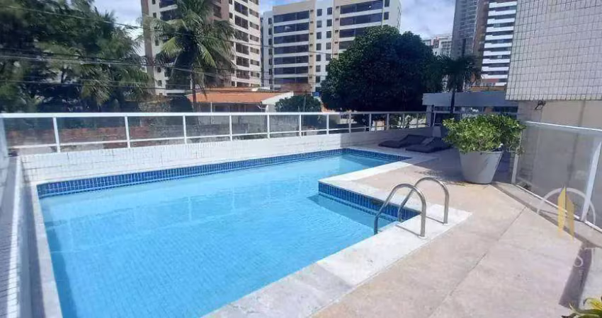 Apartamento com 3 dormitórios, 90 m² - venda por r$ 750.000,00 ou aluguel por r$ 3.500,01/mês - bessa - joão pessoa/pb