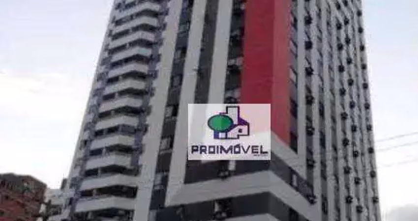 Flat com 1 dormitório para alugar, 35 m² por R$ 2.600,00/mês - Candeias - Jaboatão dos Guararapes/PE