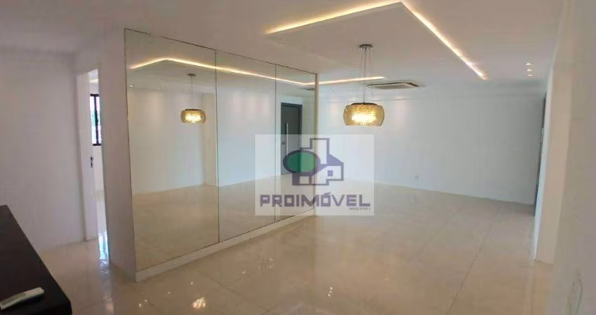 Apartamento com 3 dormitórios para alugar, 125 m² por R$ 6.300,00/mês - Boa Viagem - Recife/PE