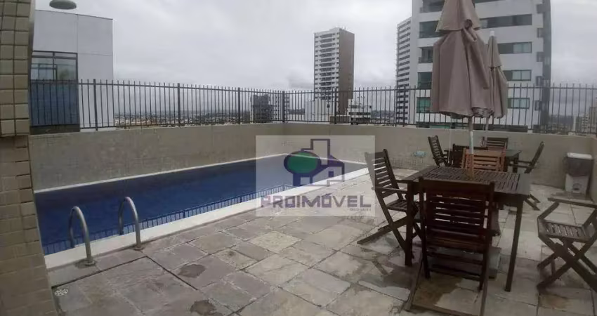 Flat com 1 dormitório para alugar, 40 m² por r$ 2.950,00/mês - boa viagem - recife/pe
