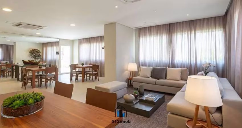 Apartamento 2 dormitórios e 1 vaga, 69m²