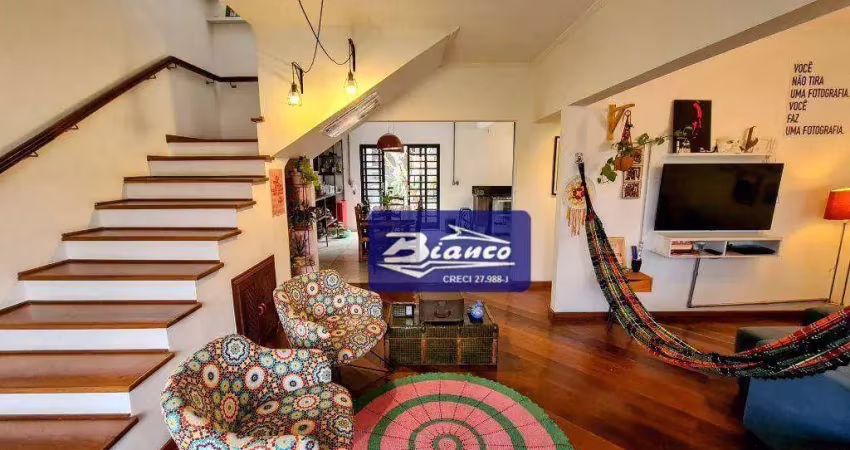 Sobrado com 3 dormitórios para alugar, 230 m² por r$ 4.644,00/mês - jardim santa clara - guarulhos/sp