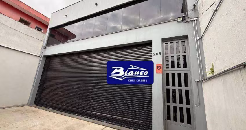 Salão para alugar, 200 m² por r$ 8.102,00/mês - jardim bom clima - guarulhos/sp