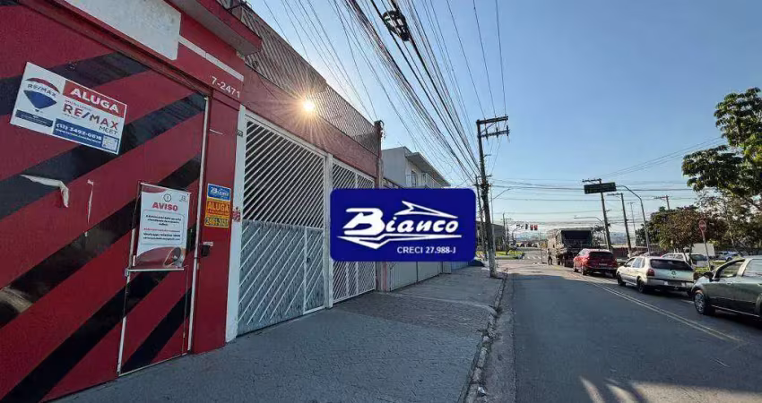 Salão para alugar, 80 m² por r$ 2.650,00/mês - jardim bom clima - guarulhos/sp