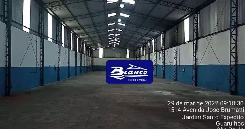 Galpão à venda, 1200 m² por r$ 3.600.000,00 - jardim santo expedito - guarulhos/sp