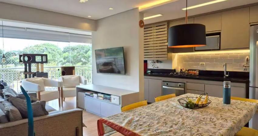 Apartamento com 2 dormitórios à venda, 62 m² por r$ 820.000,00 - vila anastácio - são paulo/sp