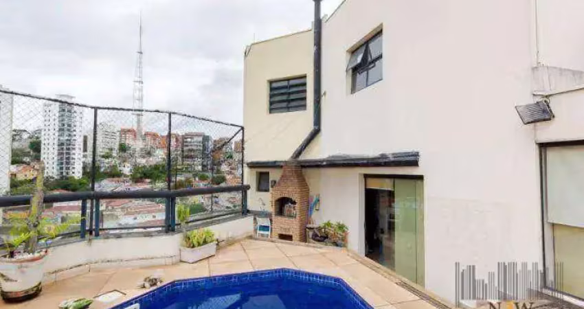 Cobertura com 3 dormitórios à venda, 210 m² por r$ 2.479.000,00 - vila leopoldina - são paulo/sp