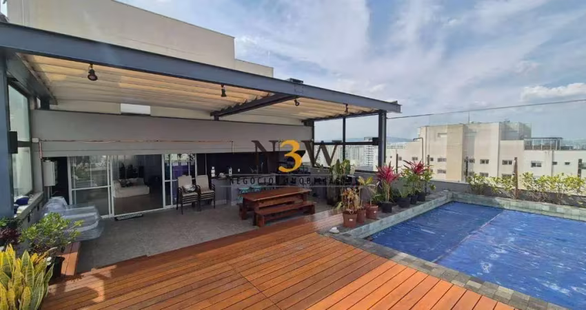 Cobertura duplex à venda na vila leopoldina são paulo sp com 3 suítes, 4 vagas de garagem e 389m².