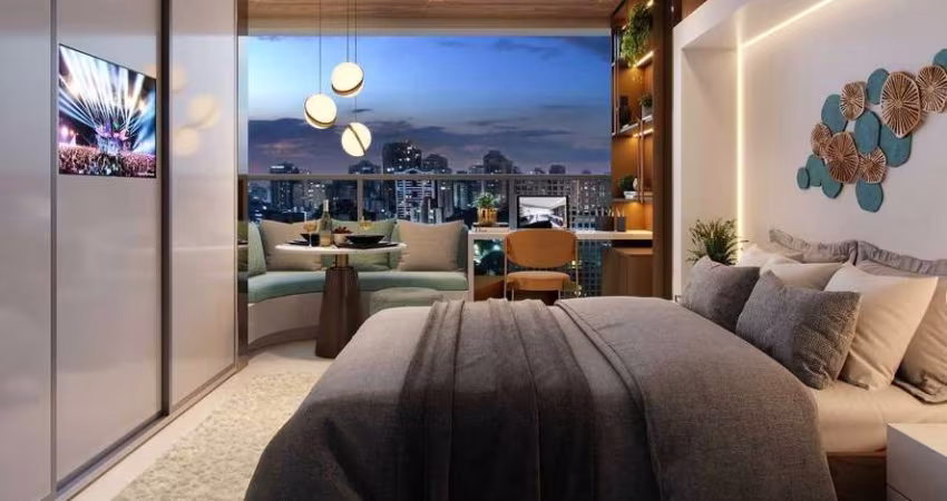 Sensacional studio para venda com 1 quarto, 23m²