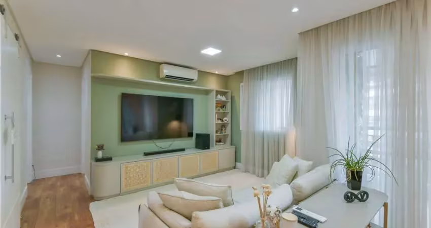 Versátil apartamento tipo para venda em brooklin com 2 quartos, sendo 2 suítes, 94m²