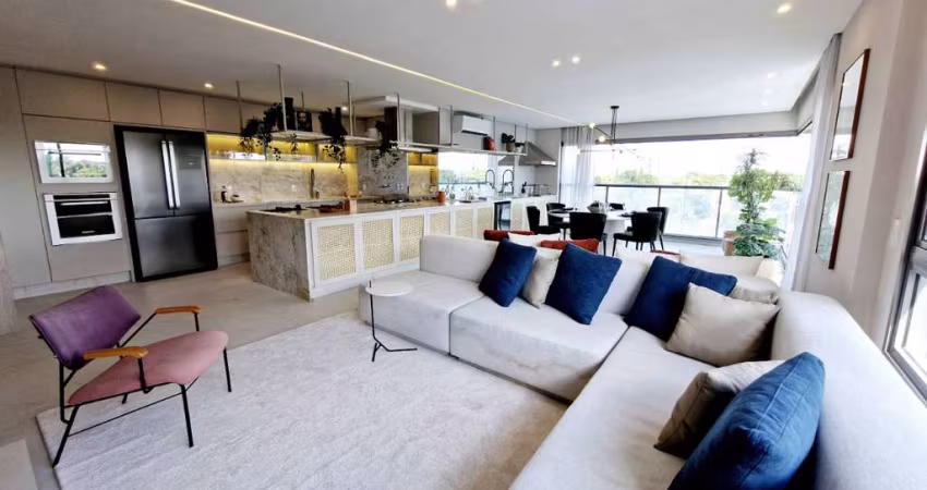 Aconchegante apartamento tipo para venda com 3 quartos, sendo 3 suítes, 131m²