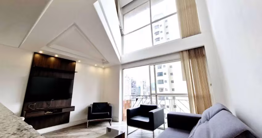 Sensacional duplex para venda com 1 quarto, sendo 1 suíte, 57m²