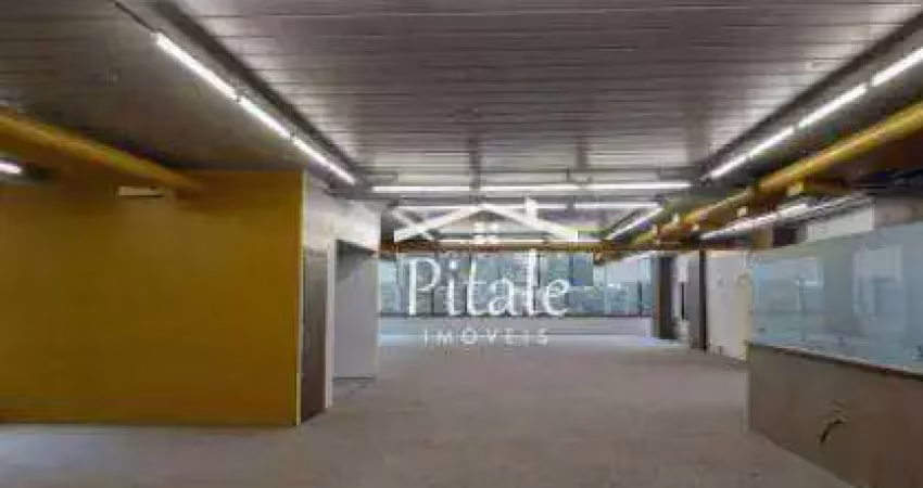 Andar corporativo para alugar, 586 m² por r$ 35.000/mês - cidade monções - são paulo/sp