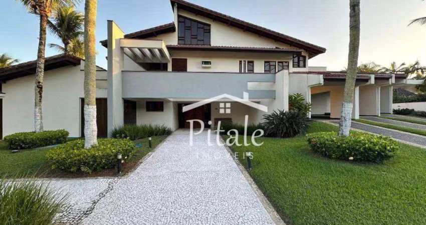 Sobrado com 6 dormitórios à venda, 480 m² por r$ 6.500.000,00 - acapulco - guarujá/sp