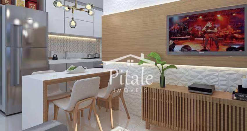 Apartamento com 2 dormitórios à venda, 38 m² por R$ 200.000,00 - Parque Nações Unidas - São Paulo/SP