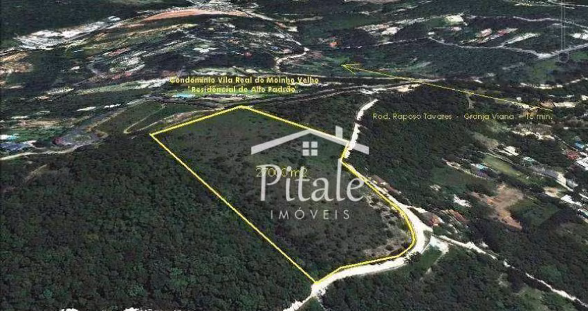 Terreno à venda, 27354 m² por R$ 3.700.000,00 - Chácaras Uirapuru - Embu das Artes/SP