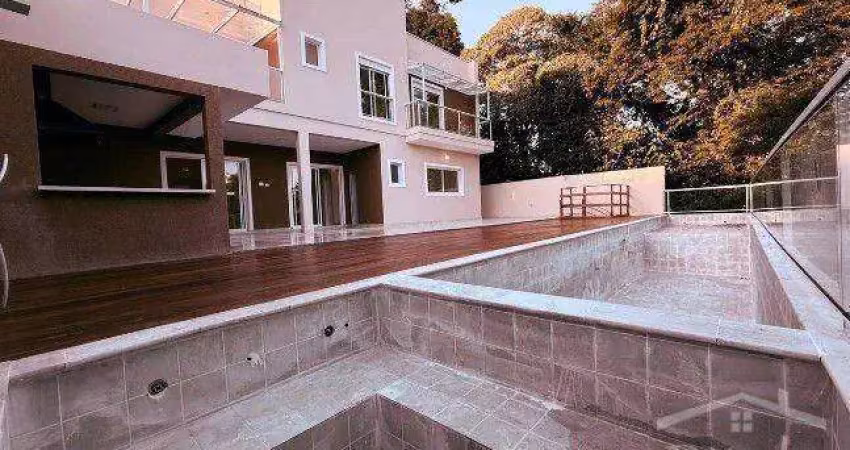 Sobrado com 4 dormitórios à venda, 436 m² por r$ 3.290.000,00 - chácara dos lagos - carapicuíba/sp