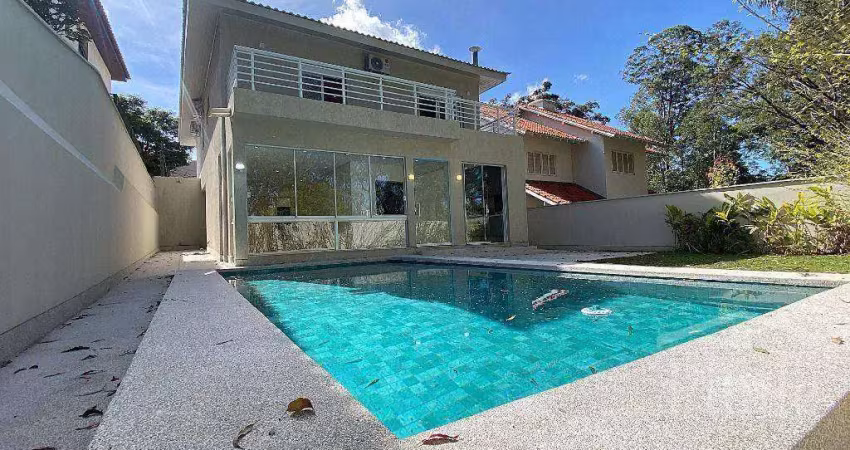 Casa com 4 dormitórios à venda, 300 m² por r$ 3.400.000,00 - residencial cinco (alphaville) - santana de parnaíba/sp
