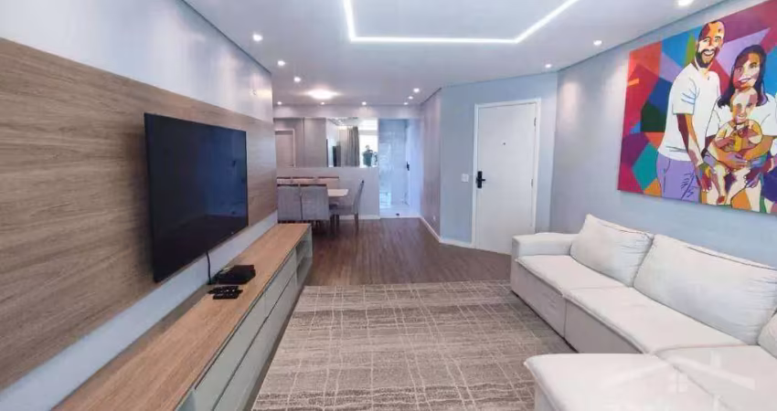 Apartamento com 3 dormitórios à venda, 132 m² por r$ 850.000,00 - jardim santa bárbara - embu das artes/sp
