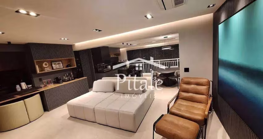 Apartamento com 3 dormitórios à venda, 136 m² por r$ 3.392.000,00 - vila anastácio - são paulo/sp