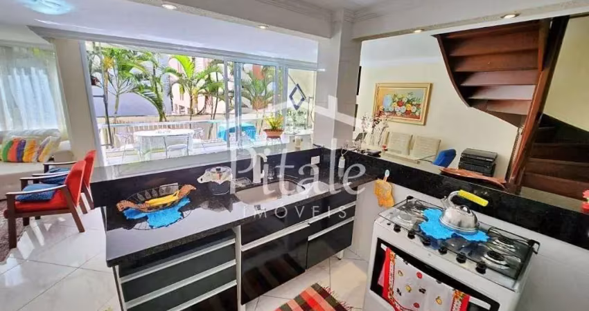 Apartamento duplex à venda, 220 m² por r$ 649.900,00 - balneário cidade atlântica - guarujá/sp
