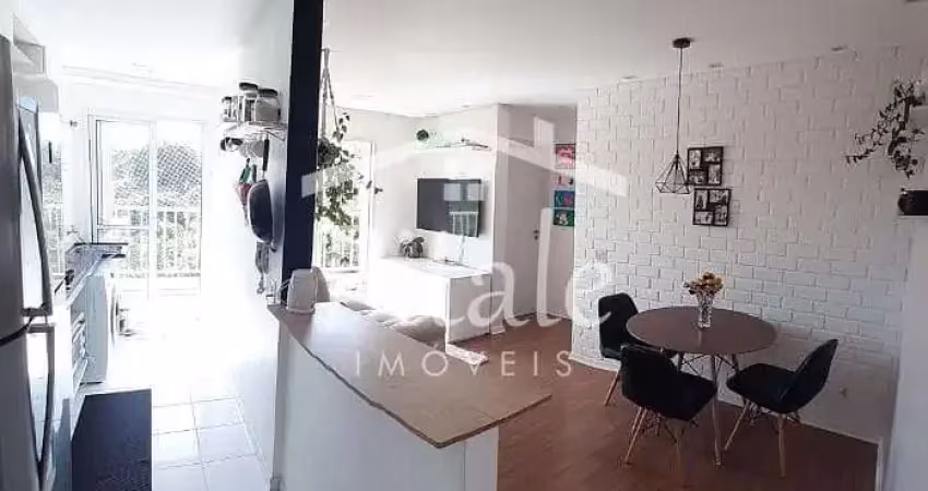 Apartamento com 2 dormitórios à venda, 47 m² por r$ 264.000,00 - granja clotilde - cotia/sp