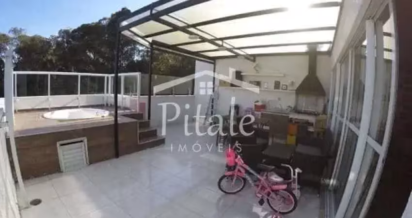 Cobertura duplex com 3 dormitórios à venda, 197 m² por r$ 1.190.000 - chácara pavoeiro - cotia/sp