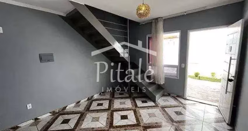 Sobrado com 2 dormitórios à venda, 69 m² por r$ 239.000 - água espraiada (caucaia do alto) - cotia/
