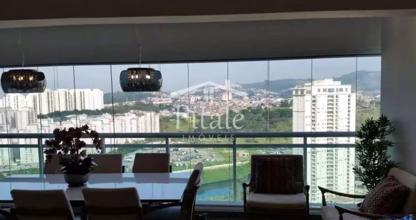Apartamento com 3 dormitórios à venda, 138 m² por r$ 2.700.000,00 - alphaville centro de apoio i -
