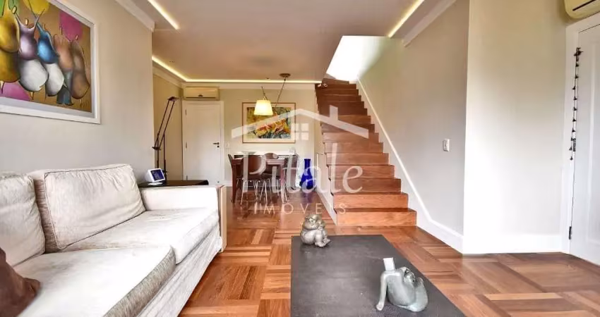 Apartamento duplex com 3 dormitórios à venda, 181 m² por r$ 3.300.000,00 - moema - são paulo/sp