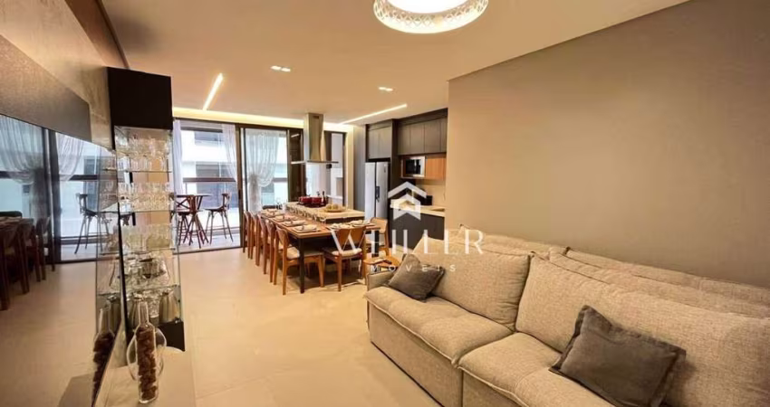 Apartamento com 3 dormitórios à venda, 136 m² por R$ 3.350.660 - Praia Brava - Itajaí/SC