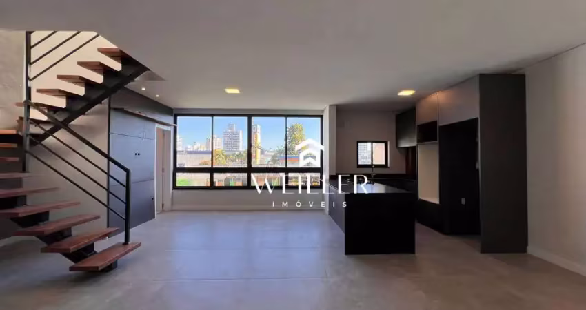 Apartamento duplex para locação no centro - itajaí/sc