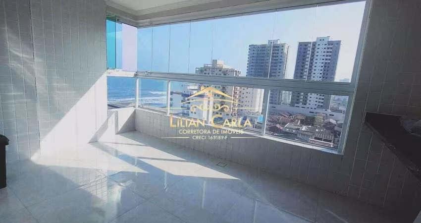 Residencial Splendour - Apartamento à venda em Mongaguá Vista mar com 2 dorm, 1 suíte por apenas R$ 550 mil!