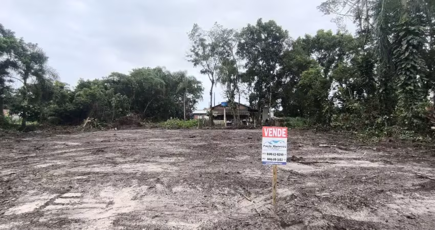 Terreno limpo, aterrado e demarcado disponível para venda no balneário brandalize, itapoá-sc!