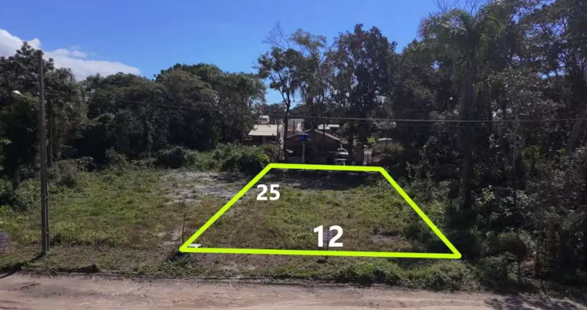 Terreno limpo, aterrado e demarcado disponível para venda no balneário brandalize, itapoá-sc!