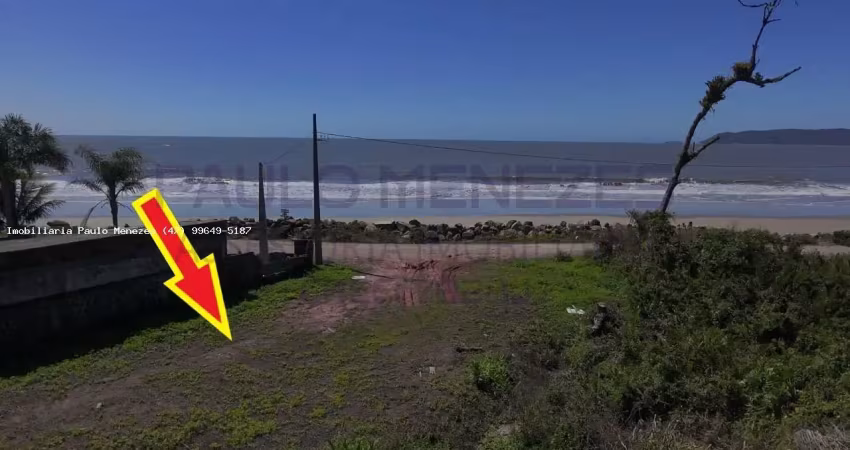 Terreno de frente para o mar com projeto aprovado – balneário rosa dos ventos em itapoá-sc.