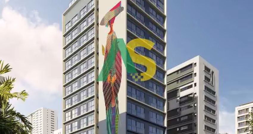 Apartamento à venda em recife-pe, boa viagem: 1 quarto, 1 sala, 1 banheiro, 22,89 m² de área. venha conferir!