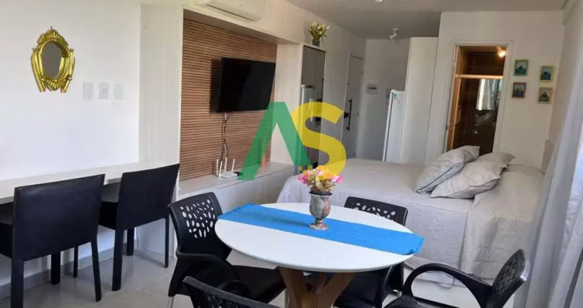 Villas del porto, flat mobiliado a venda, 29m2, lazer, apenas 50 metros da praia.