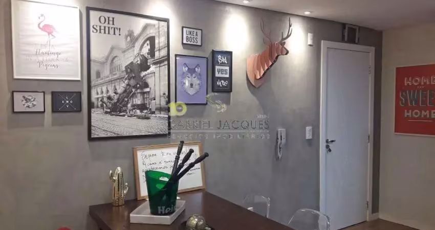 Apartamento 2 dormitórios mobiliado com  2 vagas cobertas à venda, 62 m² por r$ 430.000,00 - pagani