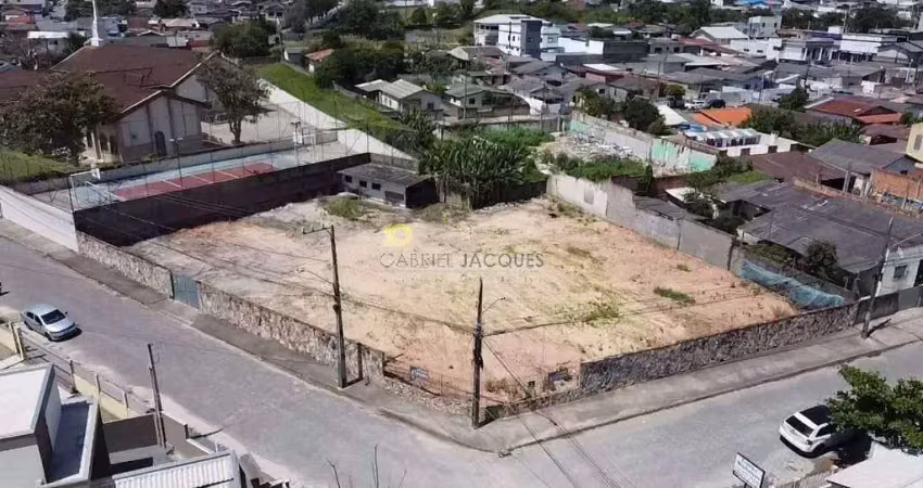 Terreno para prédio ou galpão à venda, 1.379,77 m² por r$ 1.600.000 - caminho novo - palhoça/sc