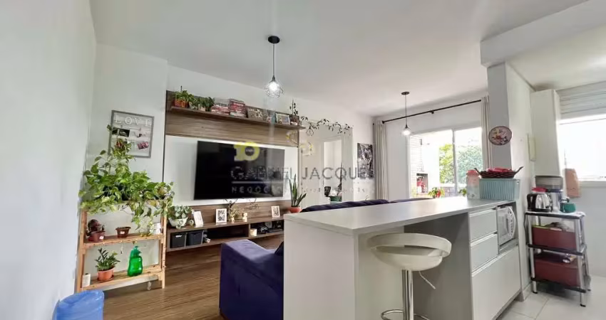 Apartamento com 2 dormitórios à venda, 62 m² por r$ 380.000,00 - caminho novo - palhoça/sc