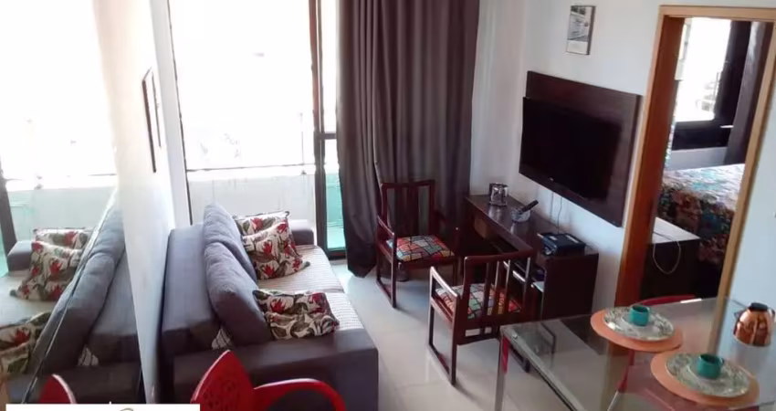 apartamento Cabo Branco para alugar com 1 quarto todo mobilhado.