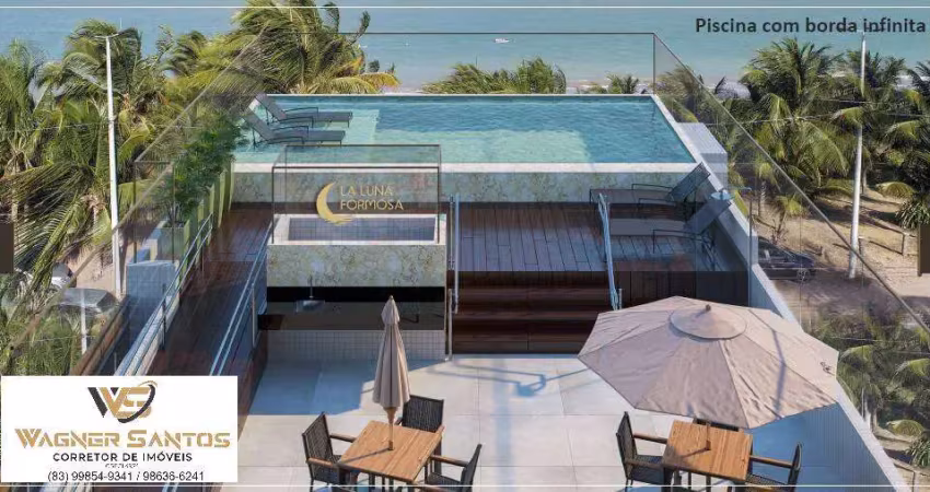 Apartamento praia formosa cabedelo predio frente mar