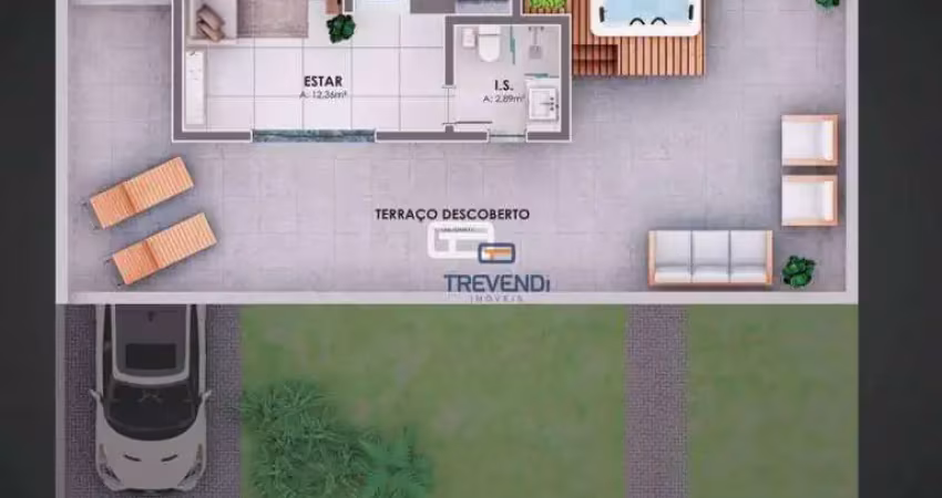 Sobrado com 3 dormitórios à venda, 136 m² por r$ 798.000,00 - cajuru - curitiba/pr