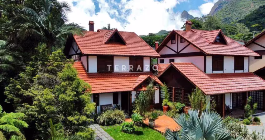 Casa em condomínio à venda, 6 quartos, 3 suítes, 4 vagas, granja guarani - teresópolis/rj