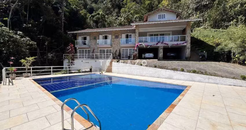 Casa à venda, 4 quartos, 4 suítes, 2 vagas, carlos guinle - teresópolis/rj